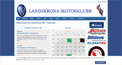 Desktop Screenshot of landskronamotorklubb.se